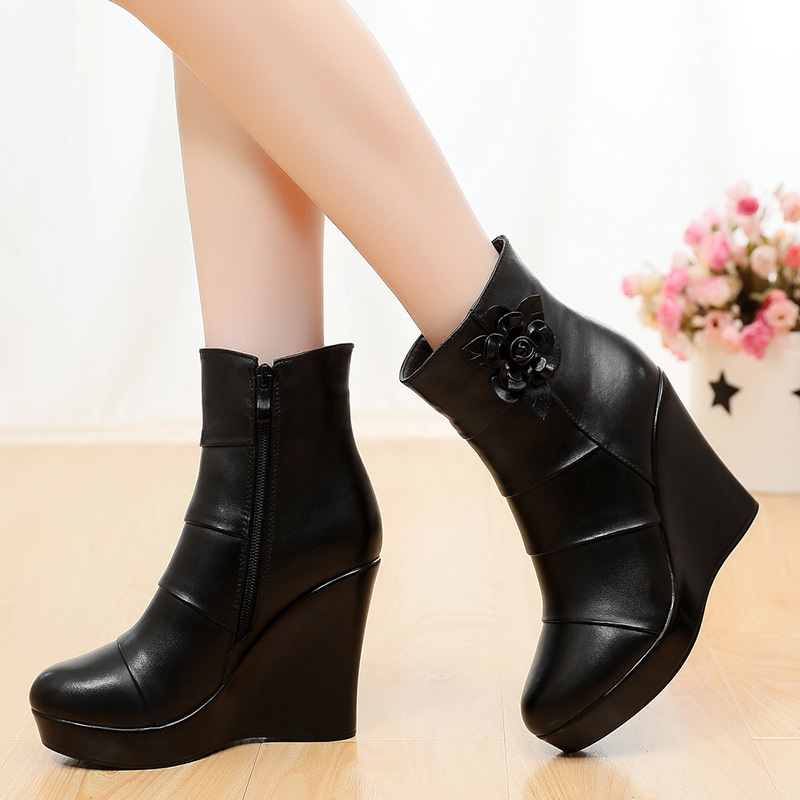 33-41 プラスサイズ レディース ハイブーツ 女性用 プ - Ethnic Modern Fashion のレビューと価格
